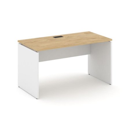 Стол письменный SN-D.SP-001 (980х600х750) (Тиквуд Светлый/Белый)