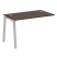 Проходной наборный элемент рабочей станции Metal System Style БА.ПРС-СП-1.2 1200x720x750 (Дуб Наварра/Серый металл)