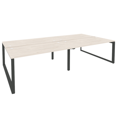 Рабочая станция на О-образном м/к Onix O.MO-D.RS-4.4.8 3160x1635x750 (Денвер Светлый/Черный металл)