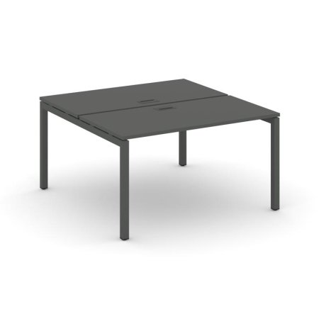 Рабочая станция 2-х сторонняя SN-5P.DRS-013 (1380х1432х750) (Антрацит/Металл Антрацит)