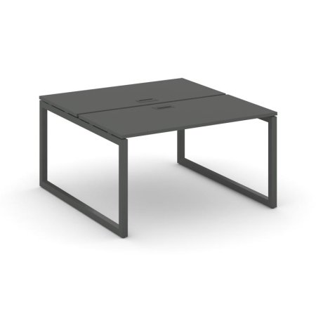 Рабочая станция 2-х сторонняя SN-5O.DRS-013 (1380х1432х750) (Антрацит/Металл Антрацит)
