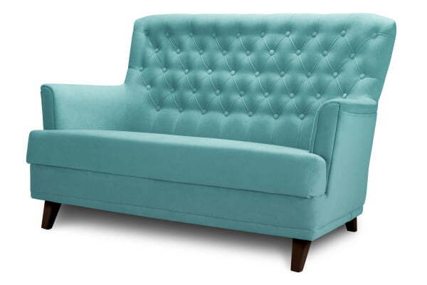 Диван 2-местный Caprize (1620x790x1000) Голубой (Голубой)