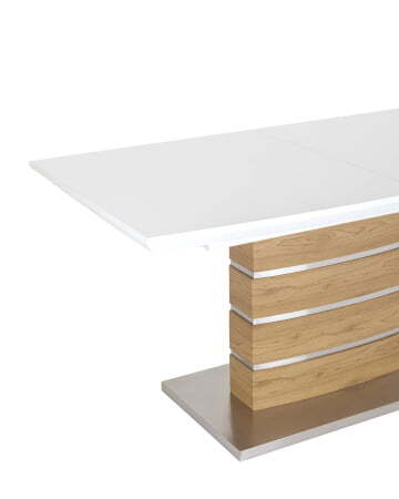 Стол обеденный Генуя раскладной 160-200*90 белый (Стол обеденный Генуя белый)