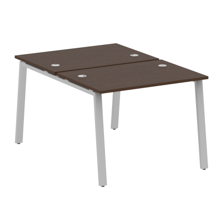 Рабочая станция Metal System Style БА.РАС-СП-2.1 1000x1475x750 (Венге Цаво/Серый металл)