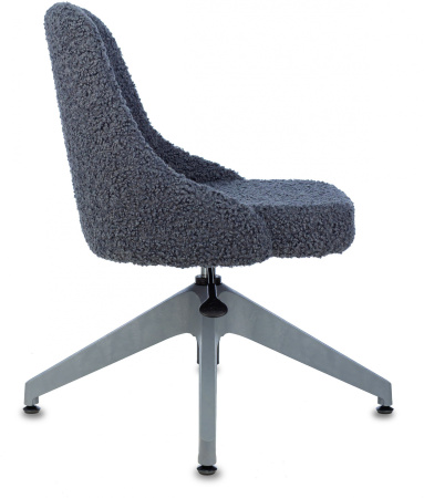 Кресло CH-340GLZ синий экомех крестов.4-луч. пластик пластик серый (Синий)