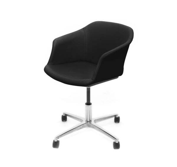 CORFU SOFT КРЕСЛО КОЖА 4ЛУЧ (Черный)