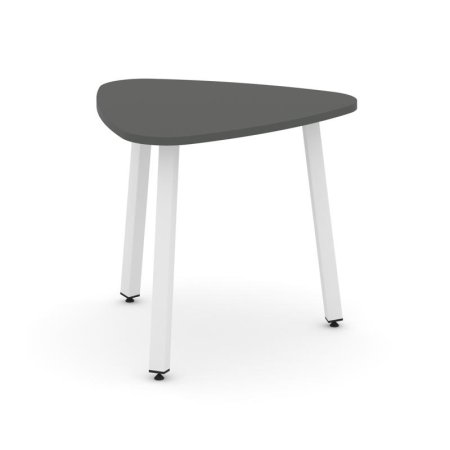 Стол переговорный SN-5.SPRG-70.3 (900х900х750) (Антрацит/Металл Белый)