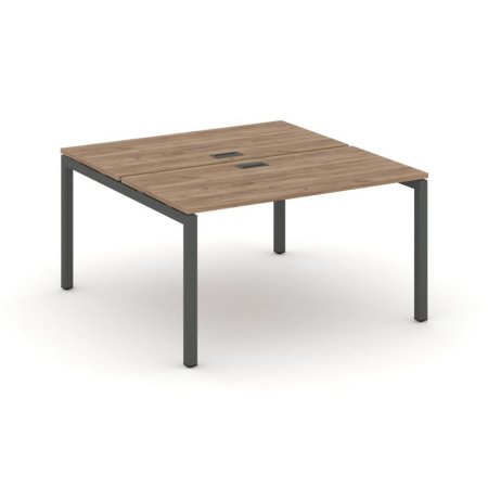 Рабочая станция 2-х сторонняя SN-5P.DRS-013 (1380х1432х750) (Дуб Табак/Металл Антрацит)