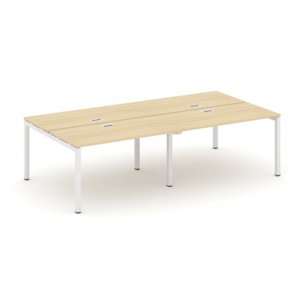 Рабочая станция 2-х сторонняя SN-5P.DRS-041 (1960х1432х750) (Акация Лорка/Металл Белый)