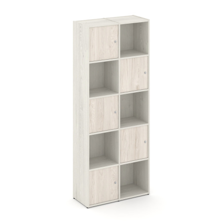 Стеллаж Locker Plus LK.K-008 798x350x1983 (Дуб Наварра | Денвер Светлый)