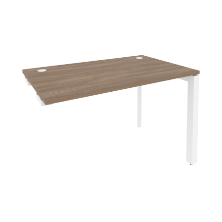 Стол-приставка на П-образном м/к к опорным элементам Onix O.MP-SPR-2.7 1180x720x750 (Дуб Аризона/Белый Металл)