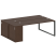 Рабочая станция с шкафом-купе на О-образном м/к Metal System Style БО.РС-СШК-1.5 Т 2210x1475x750 (Дуб наварра/Серый металл)