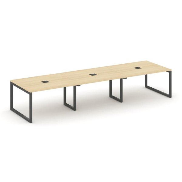 Стол переговорный SN-5O.SPRG-053 (4410х1180х750) (Акация Лорка/Металл Антрацит)