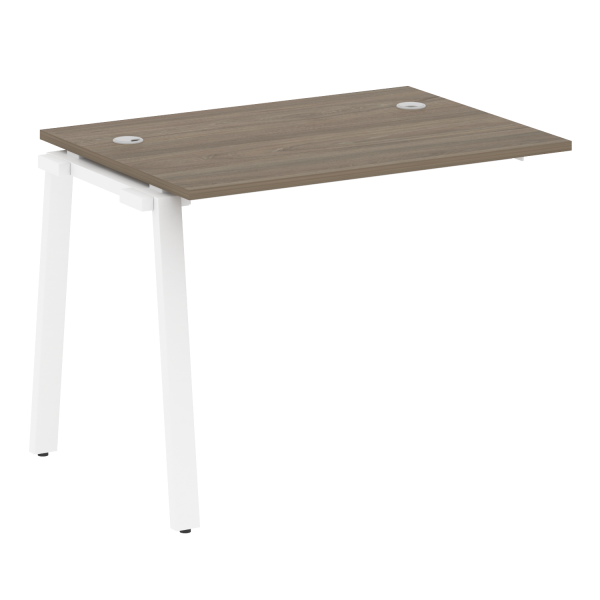 Проходной наборный элемент рабочей станции Metal System Style БА.ПРС-СП-1.1 1000x720x750 (Вяз/Белый металл)