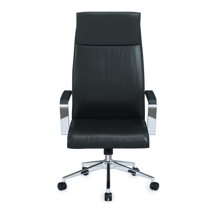 AL 752 Кресло руководителя, экокожа (Черный)