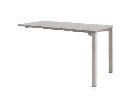 Бенч-система, конечная секция Solution D-313 1400x700x750 (Бетон/КашемирБежевый)