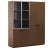 EXE Шкаф комбинированный с гардероб (Орех/Хром)
