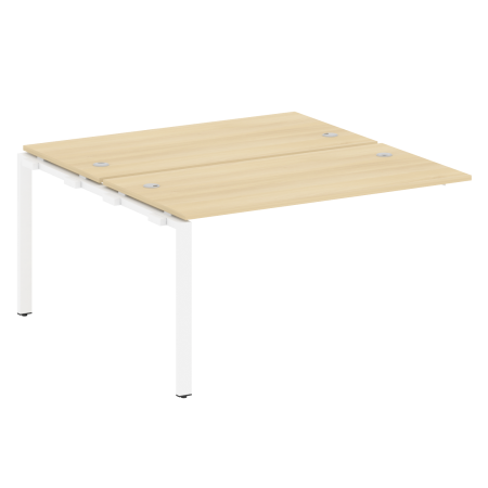 Проходной наборный элемент рабочей станции Metal System Style БП.ПРС-СП-2.3 1400x1475x750 (Акация/Белый металл)