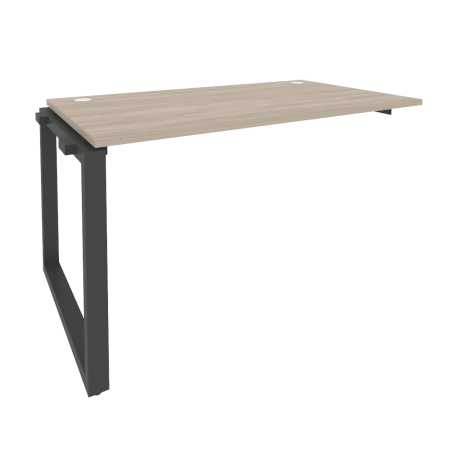 Наборный элемент рабочей станции на О-образном м/к Onix O.MO-1.NRS-3.8 1380x800x750 (Дуб Аттик/Черный металл)