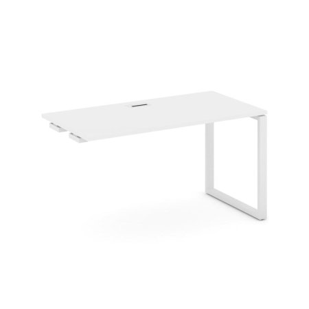 Стол-приставка к опорным элементам SN-6O.OPRS-014 (1580х700х750) (Белый/Металл Белый)