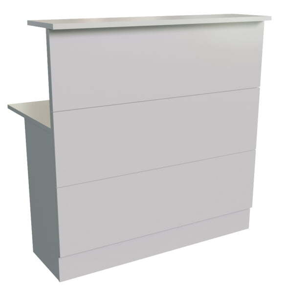 Модуль прямой 100 Steel R 15100 1000x690x1200 (Белый)