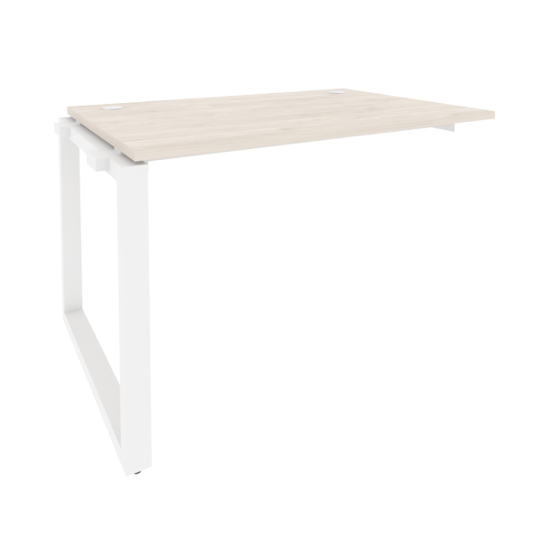 Наборный элемент рабочей станции на О-образном м/к Onix O.MO-1.NRS-2.8 1180x800x750 (Денвер Светлый/Белый Металл)