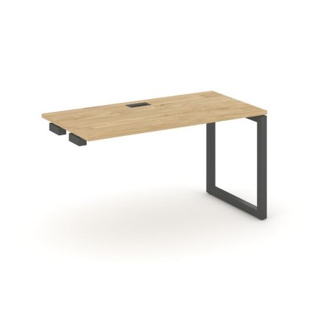 Стол-приставка к опорным элементам SN-5O.OPRS-024 (1580х800х750) (Тиквуд Светлый/Металл Антрацит)