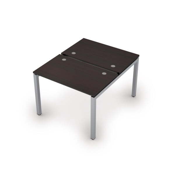 6МБ.5267 Бенч-система на 2 рабочих места (1000x1235x750) (Шамони темный/Алюминий матовый)