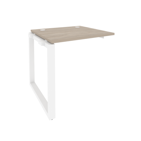 Наборный элемент рабочей станции на О-образном м/к Onix O.MO-1.NRS-0.7 780x720x750 (Дуб Аттик/Белый Металл)