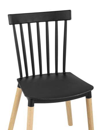 Стул Field пластик черный (Стул пластиковый Field черный)