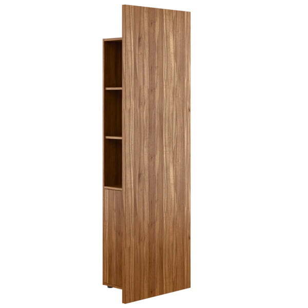 Шкаф-стеллаж с подсветкой SOL297501 490x700x2160 (Орех Solid)