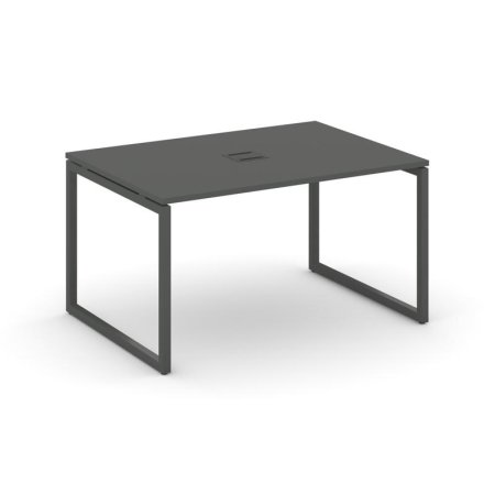 Стол переговорный SN-4O.SPRG-001 (980х980х750) (Антрацит/Металл Антрацит)