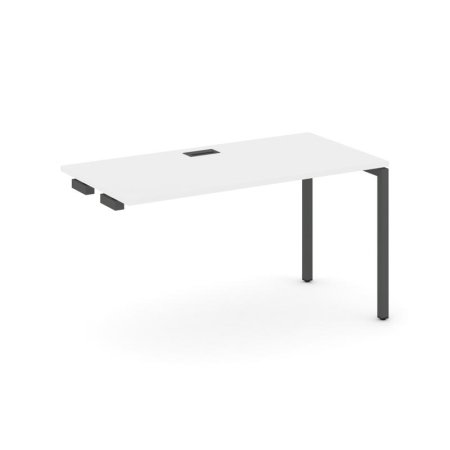 Стол-приставка к опорным элементам SN-4P.OPRS-004 (1580х600х750) (Белый/Металл Антрацит)