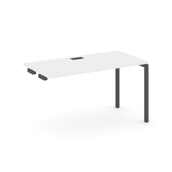 Стол-приставка к опорным элементам SN-4P.OPRS-014 (1580х700х750) (Белый/Металл Антрацит)