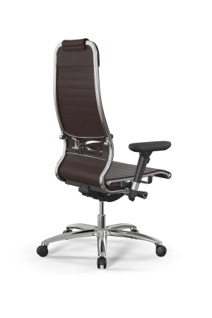 Кресло для руководителя Метта Samurai L1-3D - Infinity /Uc02/Nc02/D13P(M26.B31.G20.W03) (Темно-коричневый)