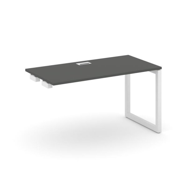 Стол-приставка к опорным элементам SN-5O.OPRS-004 (1580х600х750) (Антрацит/Металл Белый)