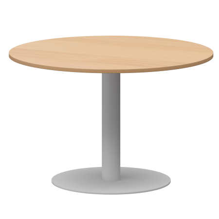 Стол круглый Арго-М АМ-Д120 1200x1200x760 (Ольха/Белый)