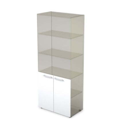 10ФК.003 Комплект фасадов ЛДСП (396x16x764)x2 (Белый премиум)