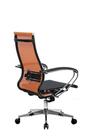 Кресло для руководителя Метта МЕТТА-9(MPRU)/подл.131/осн.004 (Оранжевый)