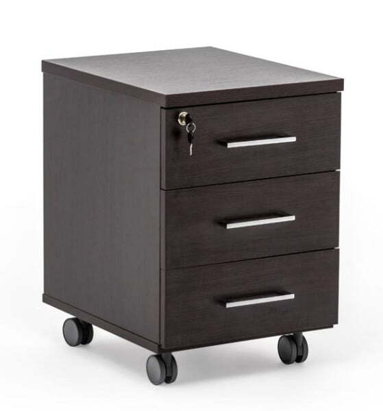 Тумба подкатная 3 ящика Fermo 72T002 410x500x600 (Венге)