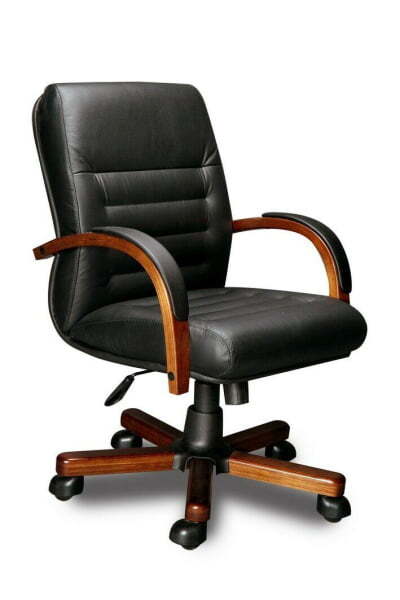 Кресло MYRA B LAGUNA кожа (Черный)