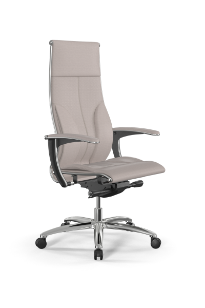 Кресло для руководителя Метта Samurai L1-10U - Infinity /Kc06/Nc06/U0mL-mL(M26.B31.G20.W03) (Светло-бежевый)