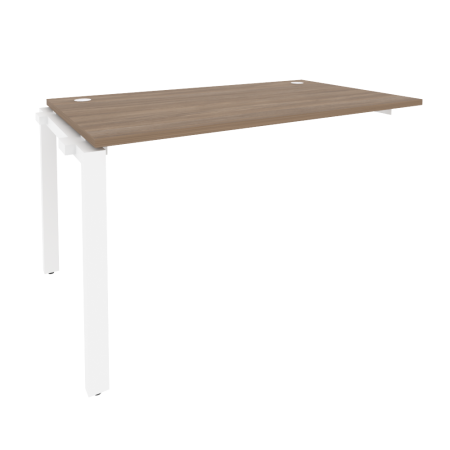 Наборный элемент рабочей станции на П-образном м/к Onix O.MP-1.NRS-3.8 1380x800x750 (Дуб Аризона/Белый Металл)
