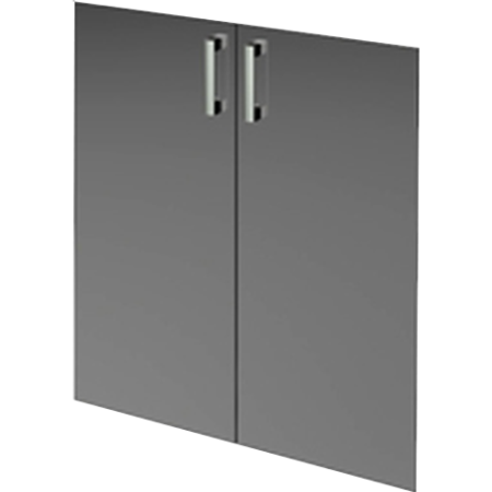 Двери средние стеклянные Аргентум НТ-601.2.С.Ф 780x4x1180 (Тонированный)