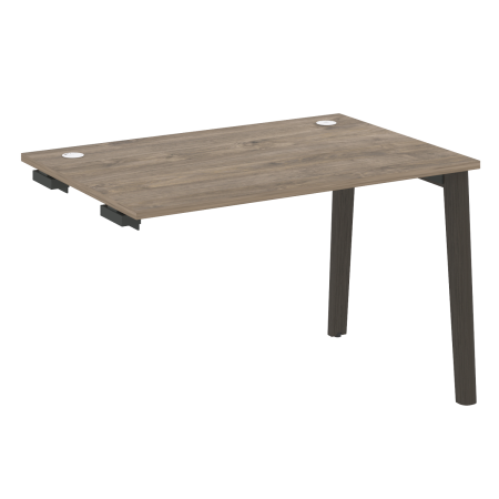 Стол-приставка к опорным элементам на деревянных опорах Onix Wood OW.SPR-2.8 1180x800x750 (Тиквуд Темный/Дуб Темный)