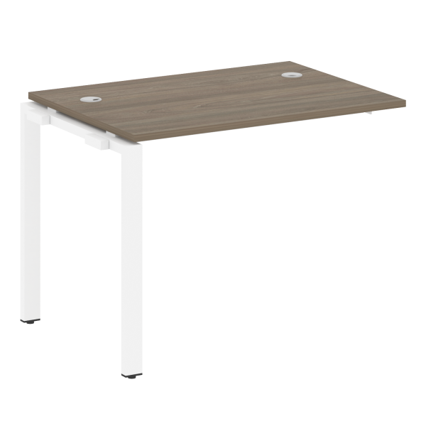 Проходной наборный элемент рабочей станции Metal System Style БП.ПРС-СП-1.1 1000x720x750 (Вяз/Белый металл)