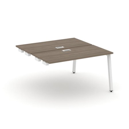 Стол-приставка к опорным элементам SN-5A.DPRS-014 (1580х1432х750) (Вяз Благородный/Металл Белый)