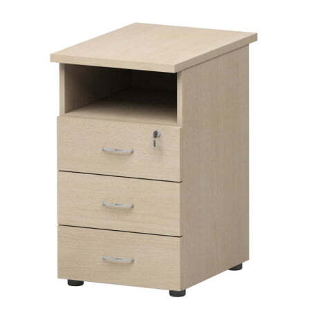 Тумба (стационарная с замком) Этюд Р20.18 432x600x750 (Дуб Шамони светлый)