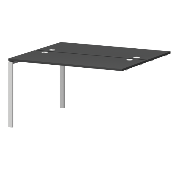 Модуль двойной универсальный на металлокаркасе Смарт СМС2-П-12К.120Э.Пр25 1200x1236x750 (Графит/Белый)