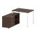 Рабочая станция с опорной тумбой левая Metal System Style БП.РС-СТС-2.1 Л 1100x1520x750 (Дуб Наварра/Серый металл)